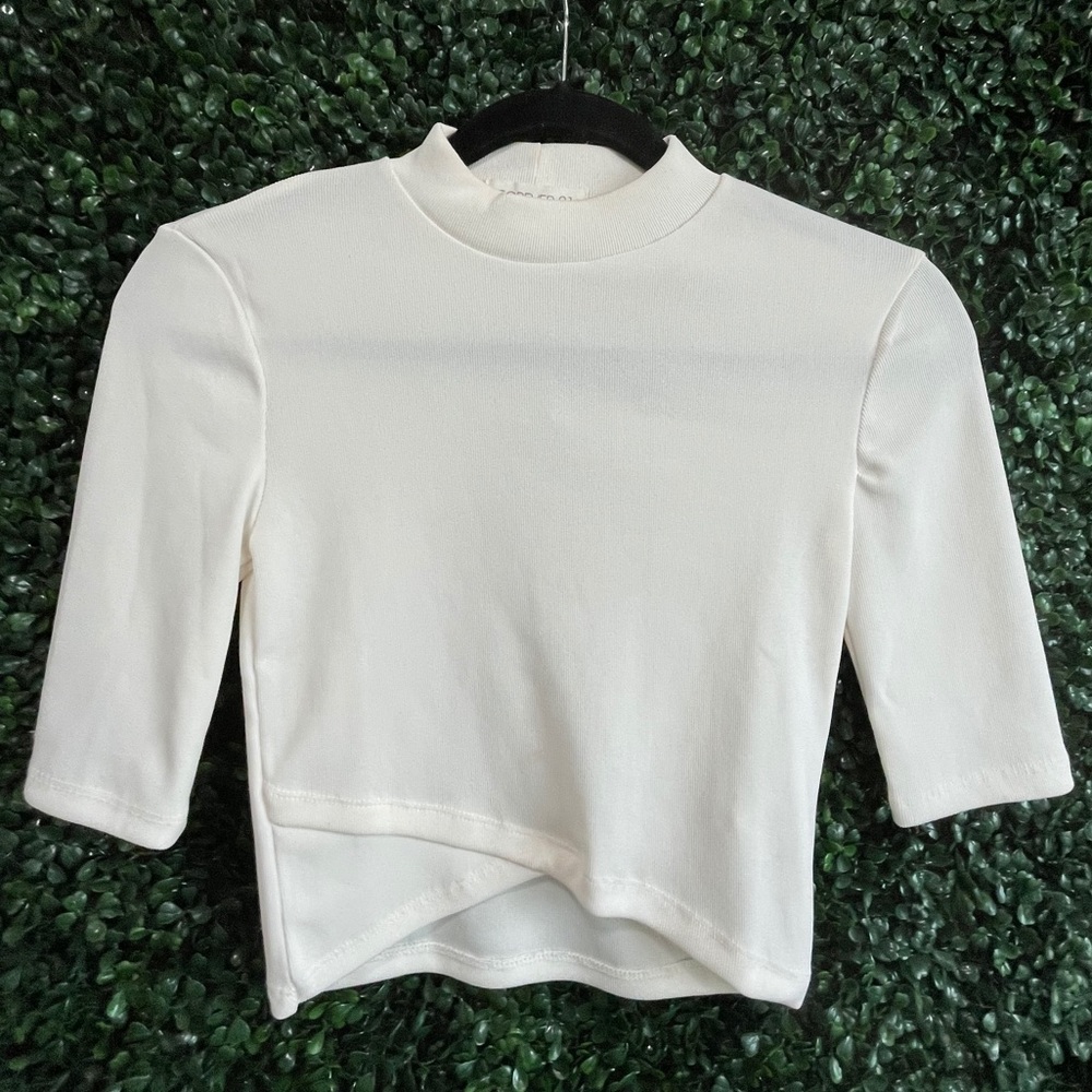 White Crop Top